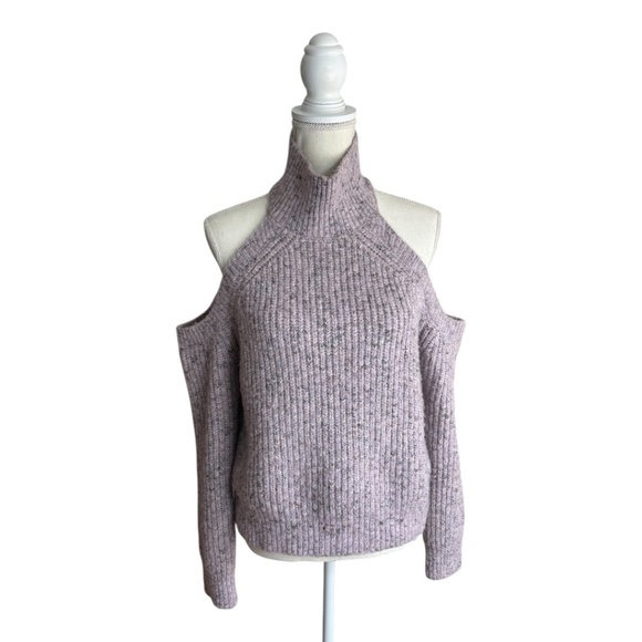 ASTR The Label Lavender Cold Shoulder Sweater - Picture 13 of 13